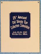 2000 Sleepy Eye Convention Porcelain Sign 
