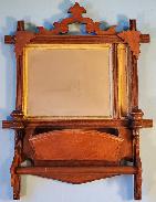 Victorian Wall Shaving Mirror 