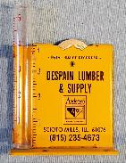 Despain Lumber Rain Gauge 