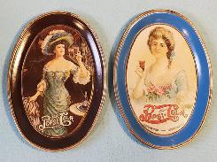 Pepsi Tin Tip Trays 