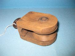  Salesman Sample Wooden Barn Pulley 