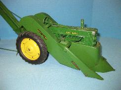  1950's John Deere Tractor & 2-Row Corn Picker 