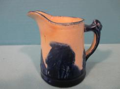   Sleepy Eye Blue & White No. 1 Blue Rim Pitcher