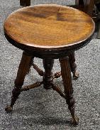 Claw Foot Piano Stool
