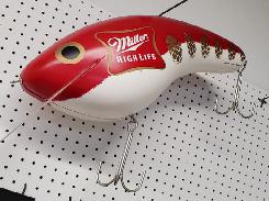 Miller High Life Fishing Lure Store Display