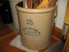 Macomb Salt Glaze 15 Gal. Crock