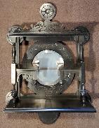 Carved Barber's Mirror 