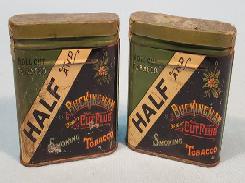 Buckingham Cut Plug Smoking Tobacco Pocket Tins 
