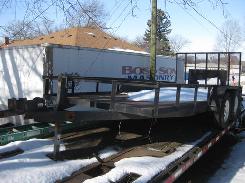 1996 Jamar Tandem Axle Equipment Trailer