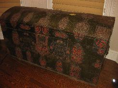 Massive Swedish Decorated Trunk