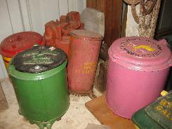 John Deere Cast Iron Planter Lids & Boxes