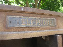 1930's Wooden Telephone Booth