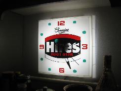 Hires Root Beer Clock
