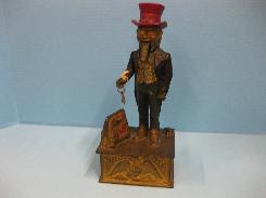  Uncle Sam Mechanical Penny Bank 