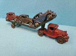 Arcade Ford Car Carry Trailer Set