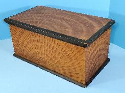Decorated Pine Storage Box