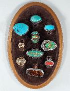 Gold-Silver-Turquoise Rings
