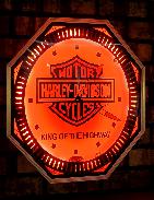  Harley-Davidson Neon Clock 'Rare'