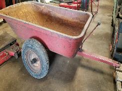  Wheel Horse Steel Pull Dump Cart