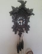 Black Forest Carved Bird Cuckoo Clock