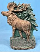 Moose Cast Iron Door Stop