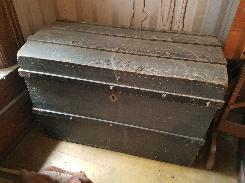 Early Pine Dome Top Immigrant's Trunk