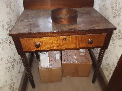 Early Cherry & Tiger Maple Desk