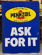 Pennzoil DS Metal Sign
