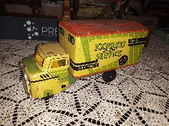 Tin Litho Express Delivery Service Truck