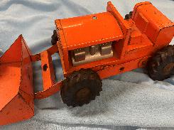 Structo Steel Road Grader w/Shovel & Rubber Tires