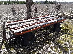 Fairbanks Factory Rubber Tired Running Gear Trailer