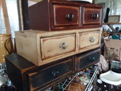 Pine & Wooden Spice Chest