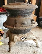 Cast Iron Pot Belly Stove