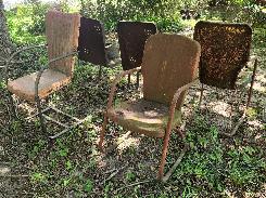 Vintage Metal Lawn Chairs