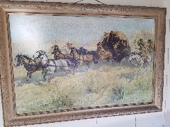 Attack on the Overland Stage 1860