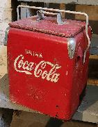 Vintage Coca-Cola Embossed Ice Chest