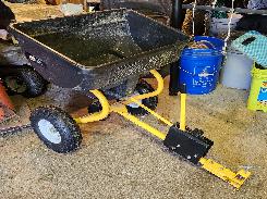 Yardworks Hopper Pull Spreader