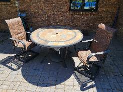 Designer Ceramic/Tile Patio Set