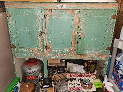 Primitive Kitchen Two-Piece Cupboard