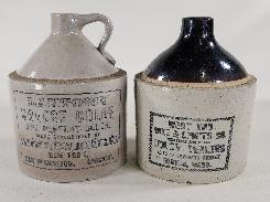 Advertisement Stoneware Jugs