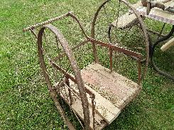 Milk Can Cart on Steel Wheels