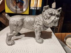 Aluminum Bull Dog Bank