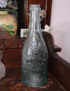 Rockford Brewing Embossed Aqua Bottle