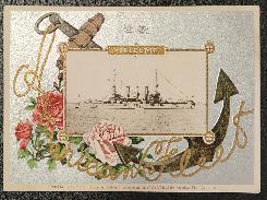 1908 American Fleet in Japan Post Card