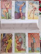 WWII Pin Up Art Post Cards