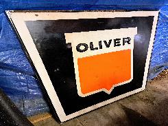 Oliver Metal Embossed Keystone Sign