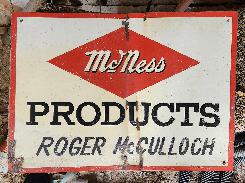 McNess Products Metal Embossed Sign