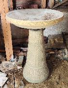 Fancy Stoneware Bird Bath