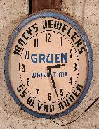 Macy's Jewelers Gruen Watch Clock