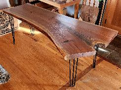 Custom Walnut Slab Furniture